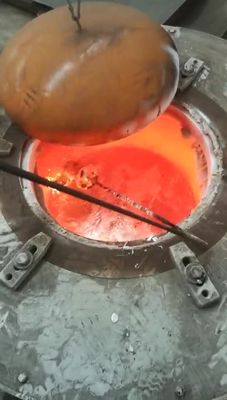 Porcellana OEM di alluminio del risparmio energetico di potere del forno di fusione 90KW del residuo del crogiolo fornitore